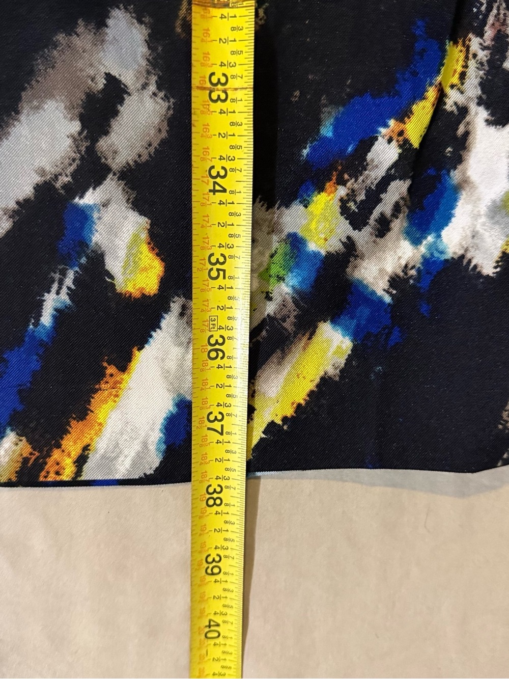 Nine West Abstract Print Stud Detail Dress Size 10 - Picture 11 of 11